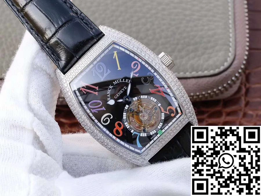 Franck Muller Crazy Color Dreams Tourbillon 8880 Black Dial