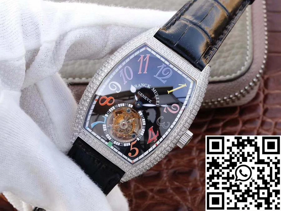 Franck Muller Crazy Color Dreams Tourbillon 8880 Black Dial