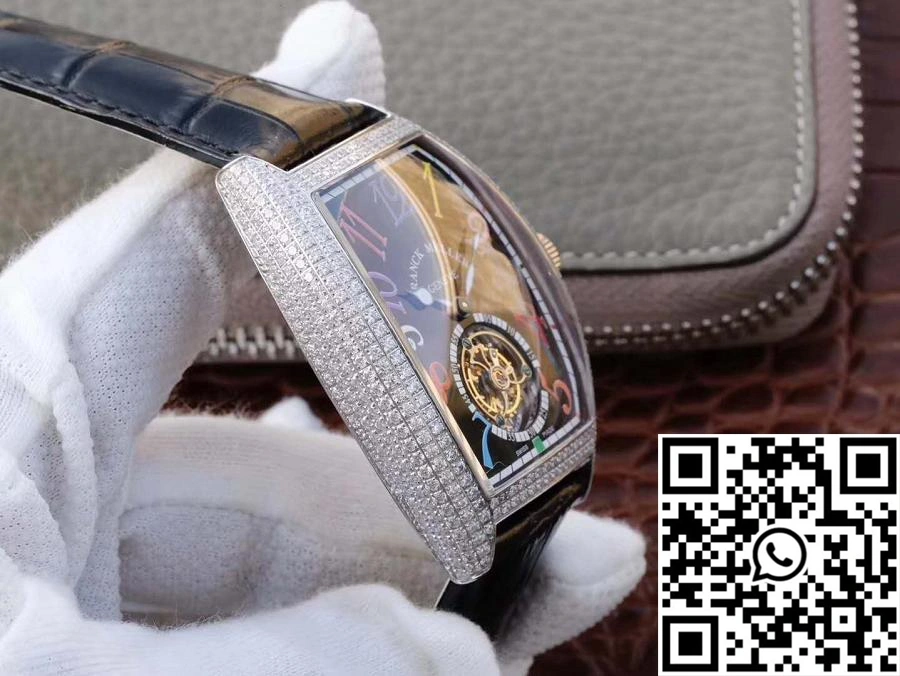 Franck Muller Crazy Color Dreams Tourbillon 8880 Black Dial