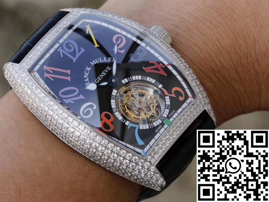 Franck Muller Crazy Color Dreams Tourbillon 8880 Black Dial