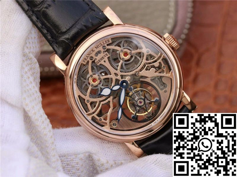 Franck Muller Giga Tourbillon 18K Rose Gold Skeleton Dial