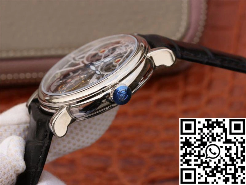 Franck Muller Giga Tourbillon 7048 T G SQT BR Silver Skeleton Dial