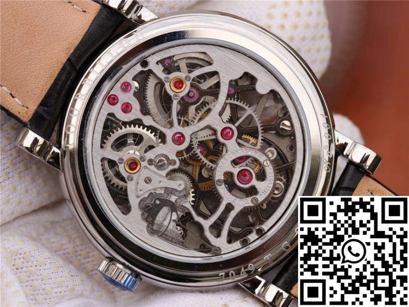 Franck Muller Giga Tourbillon 7048 T G SQT BR Silver Skeleton Dial