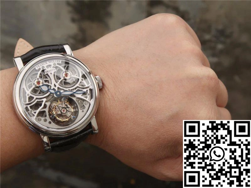 Franck Muller Giga Tourbillon 7048 T G SQT BR Silver Skeleton Dial