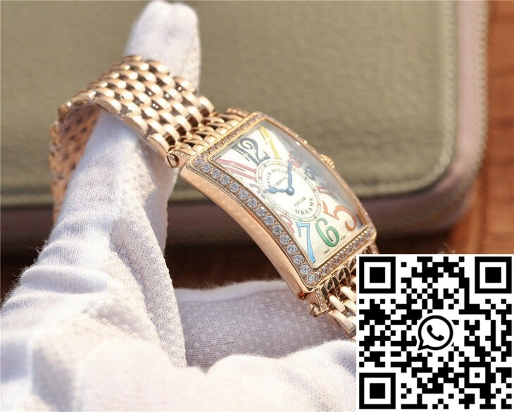 Franck Muller LONG ISLAND 952 Ladies ABF Factory Rose Gold With Diamonds