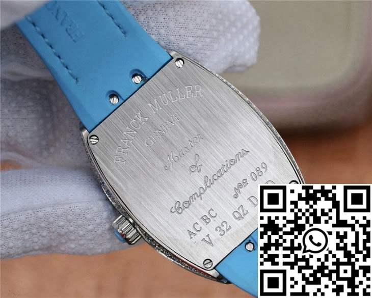 Franck Muller Ladies Collection V 32 SC AT FO D CD (BL) ABF Factory Diamond-set Bezel