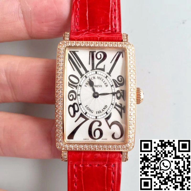 Franck Muller Ladies Long Island 1952 952 QZ D CD GF Factory Silver Dial