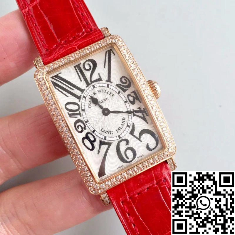 Franck Muller Ladies Long Island 1952 952 QZ D CD GF Factory Silver Dial