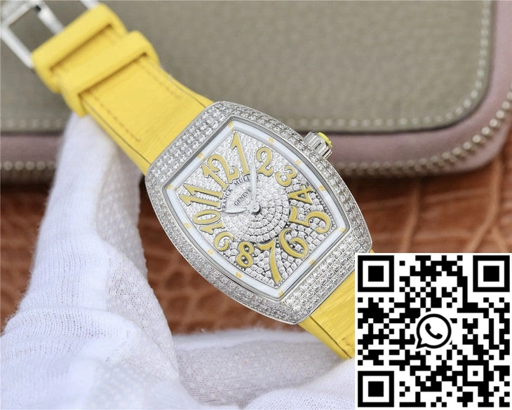 Franck Muller Vanguard Ladies ABF Factory Cowhide Strap