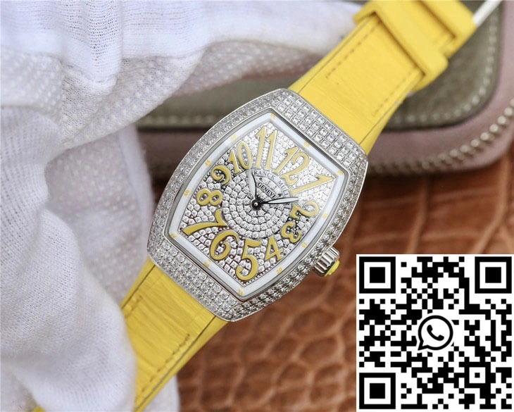 Franck Muller Vanguard Ladies ABF Factory Cowhide Strap