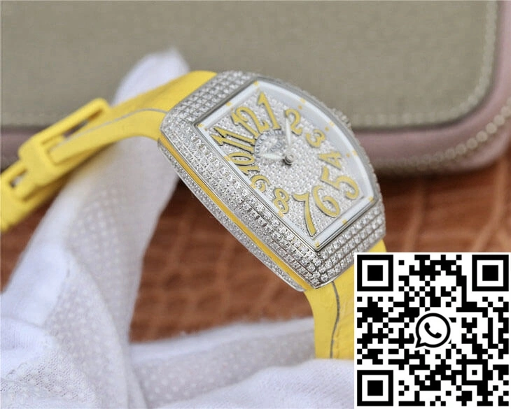 Franck Muller Vanguard Ladies ABF Factory Cowhide Strap