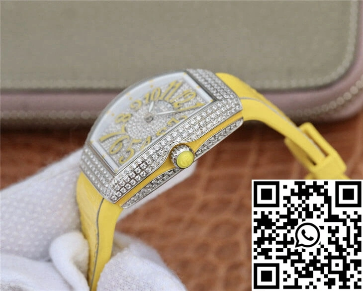 Franck Muller Vanguard Ladies ABF Factory Cowhide Strap