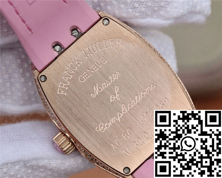 Franck Muller Vanguard Ladies ABF Factory Rose Gold Diamond-set Dial