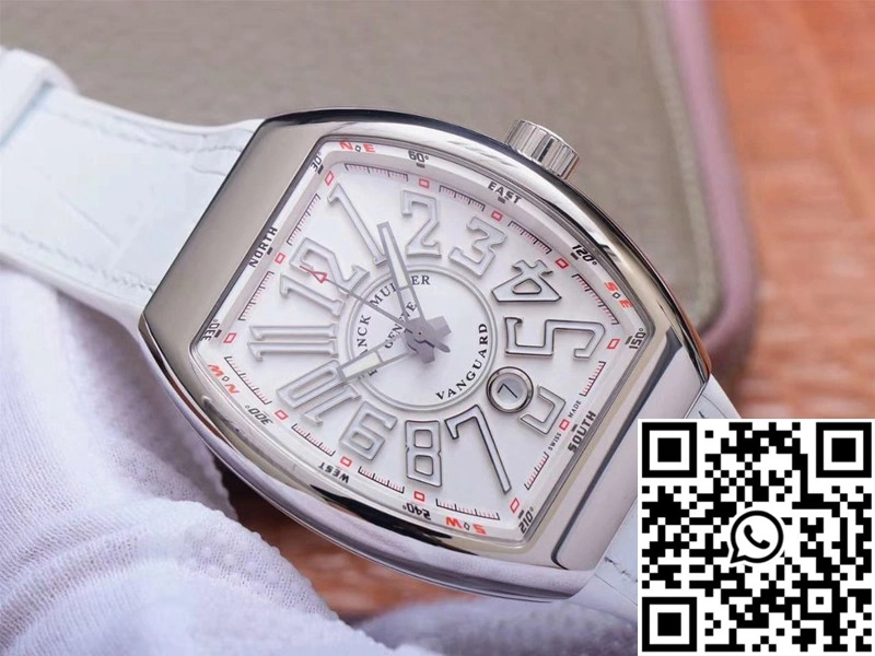 Franck Muller Vanguard V 45 SC DT 5N BC ZF Factory White Dial