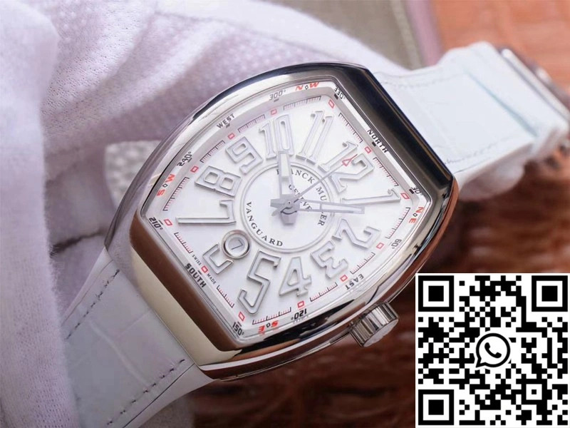 Franck Muller Vanguard V 45 SC DT 5N BC ZF Factory White Dial