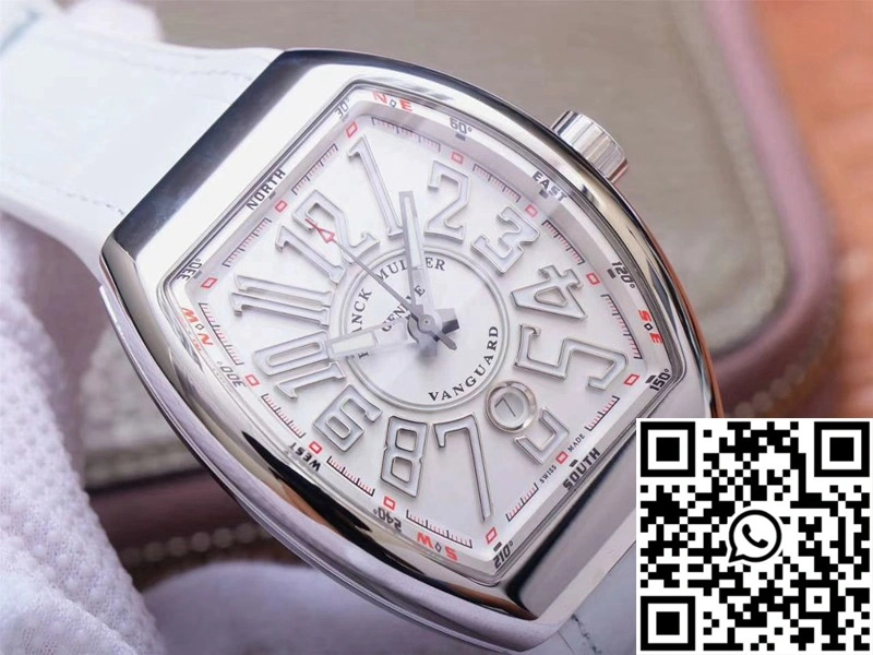 Franck Muller Vanguard V 45 SC DT 5N BC ZF Factory White Dial