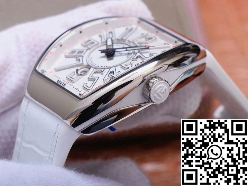 Franck Muller Vanguard V 45 SC DT 5N BC ZF Factory White Dial