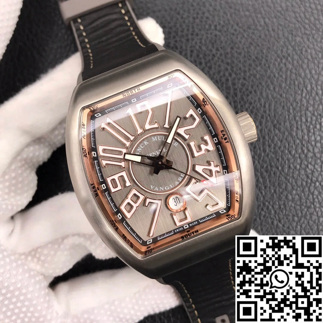Franck Muller Vanguard V 45 SC DT TT BR 5N ZF Factory Titanium Metal