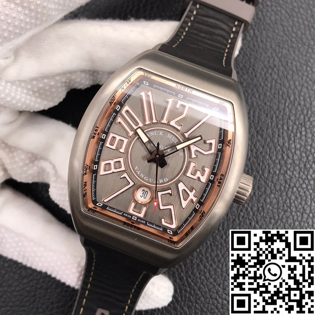 Franck Muller Vanguard V 45 SC DT TT BR 5N ZF Factory Titanium Metal