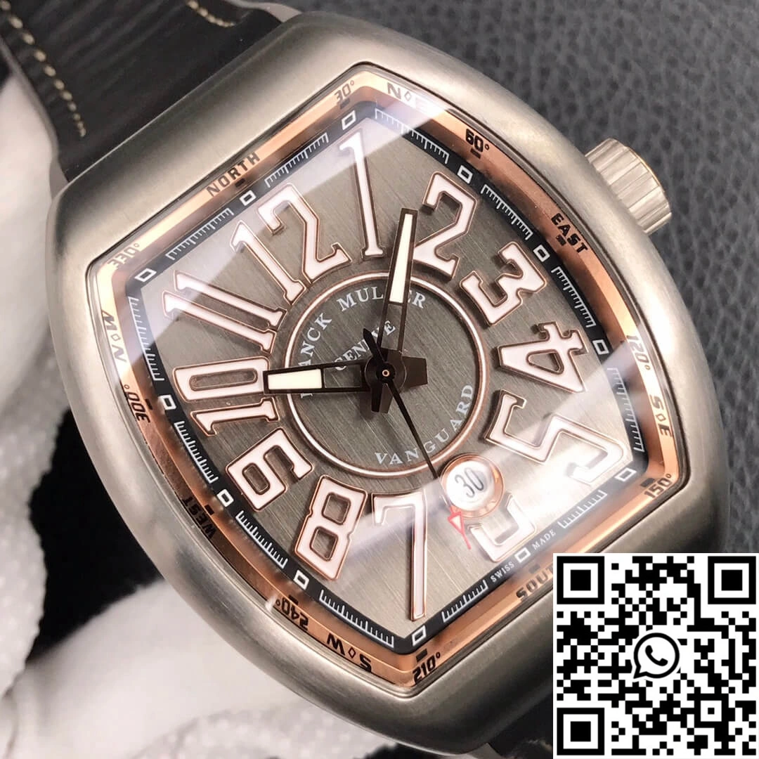 Franck Muller Vanguard V 45 SC DT TT BR 5N ZF Factory Titanium Metal
