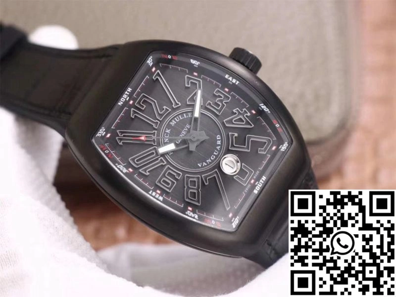 Franck Muller Vanguard V 45 SC DT TT NR BR TT ZF Factory Black Dial