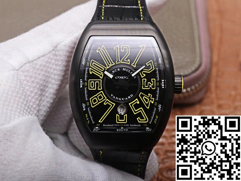 Franck Muller Vanguard V.45.SC.DT.TT.NR.BR.JA ZF Factory Black Dial