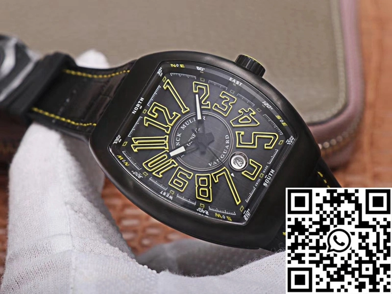 Franck Muller Vanguard V.45.SC.DT.TT.NR.BR.JA ZF Factory Black Dial