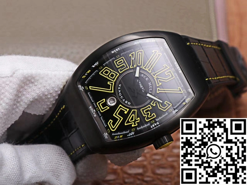 Franck Muller Vanguard V.45.SC.DT.TT.NR.BR.JA ZF Factory Black Dial