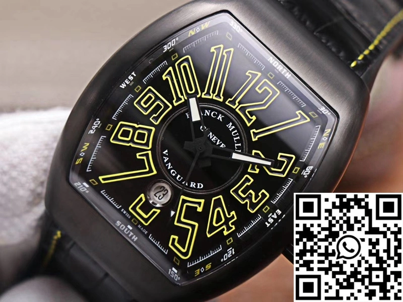 Franck Muller Vanguard V.45.SC.DT.TT.NR.BR.JA ZF Factory Black Dial
