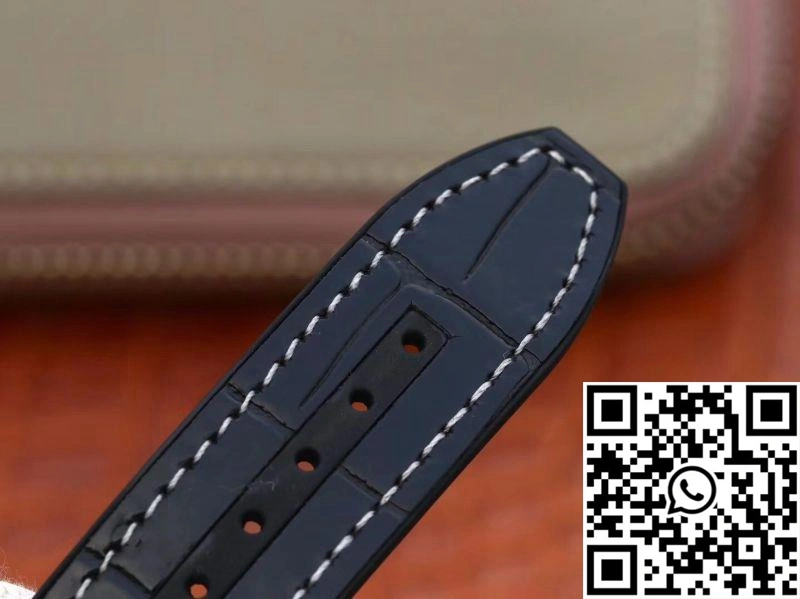 Franck Muller Vanguard V45-04 Black Leather Strap Black Dial