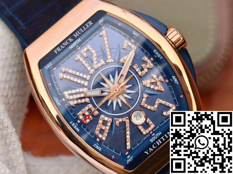 Franck Muller Vanguard V45 25th Anniversary Blue Dial