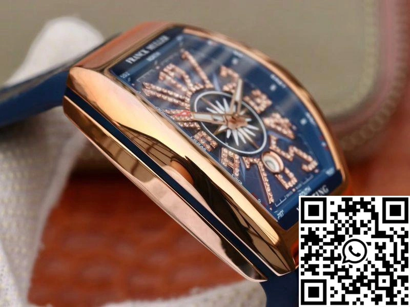 Franck Muller Vanguard V45 25th Anniversary Blue Dial