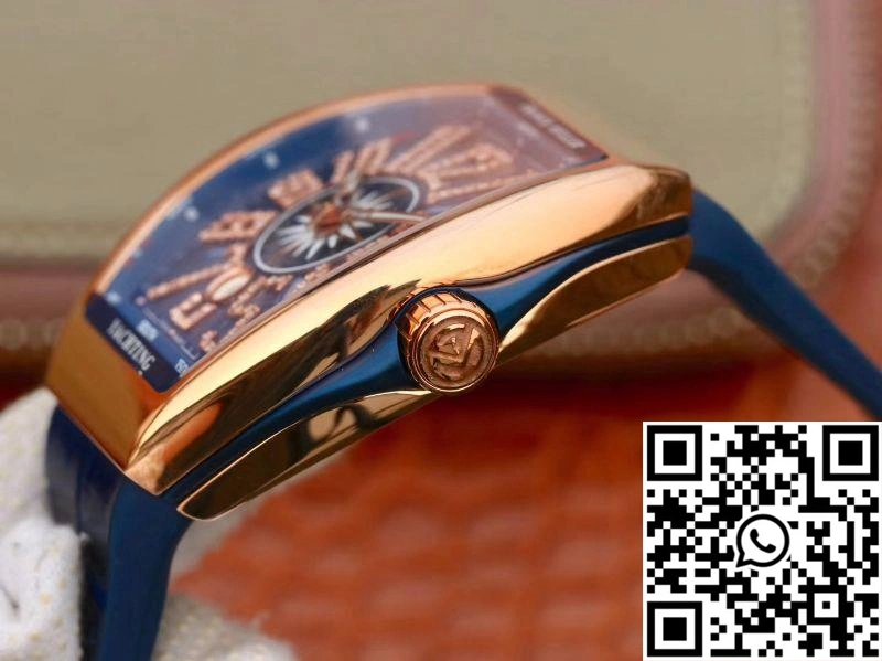 Franck Muller Vanguard V45 25th Anniversary Blue Dial
