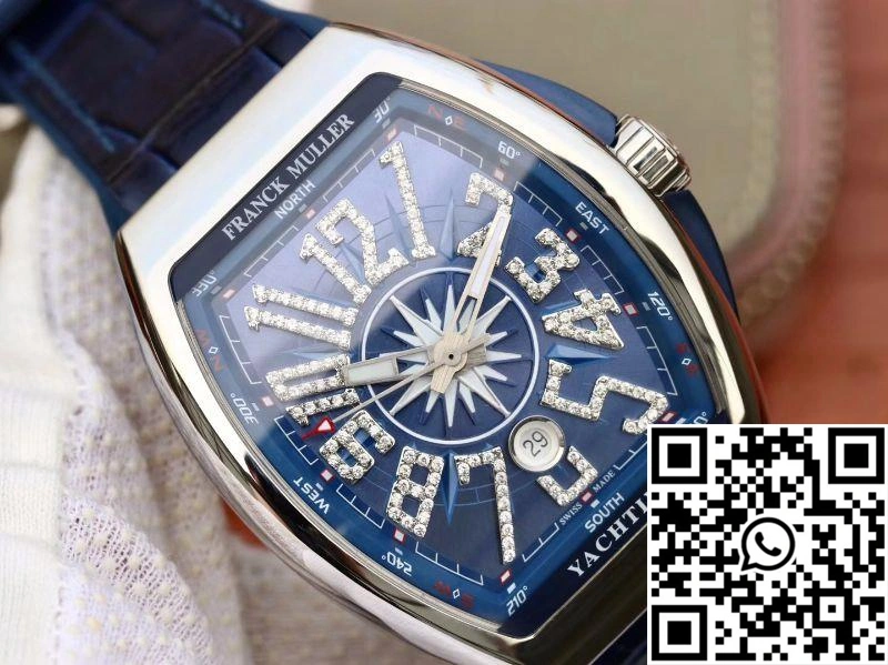 Franck Muller Vanguard V45 45MM Blue Dial