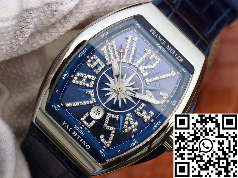 Franck Muller Vanguard V45 45MM Blue Dial