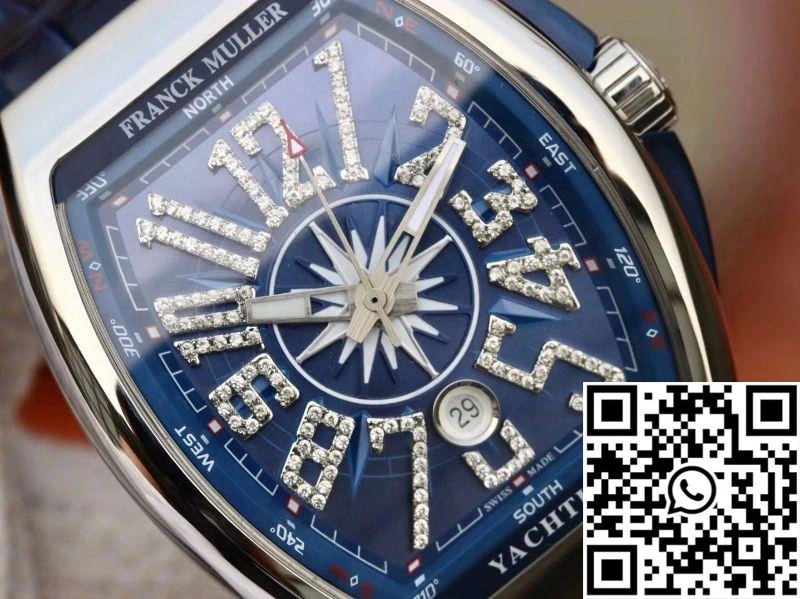 Franck Muller Vanguard V45 45MM Blue Dial