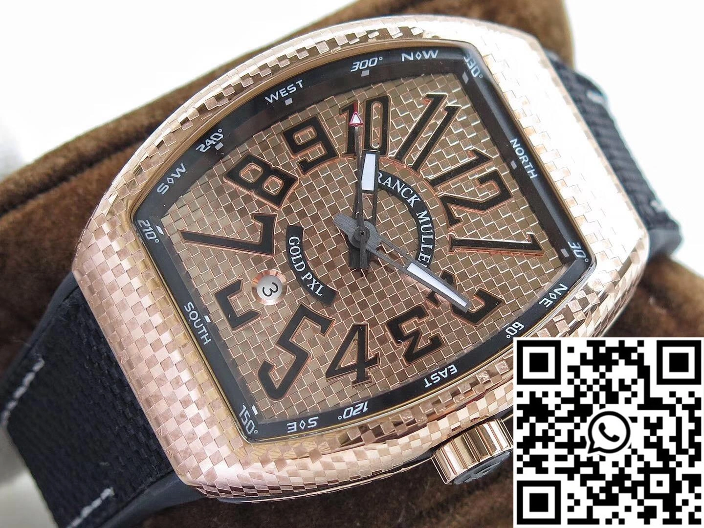 Franck Muller Vanguard V45 Rose Gold Dial