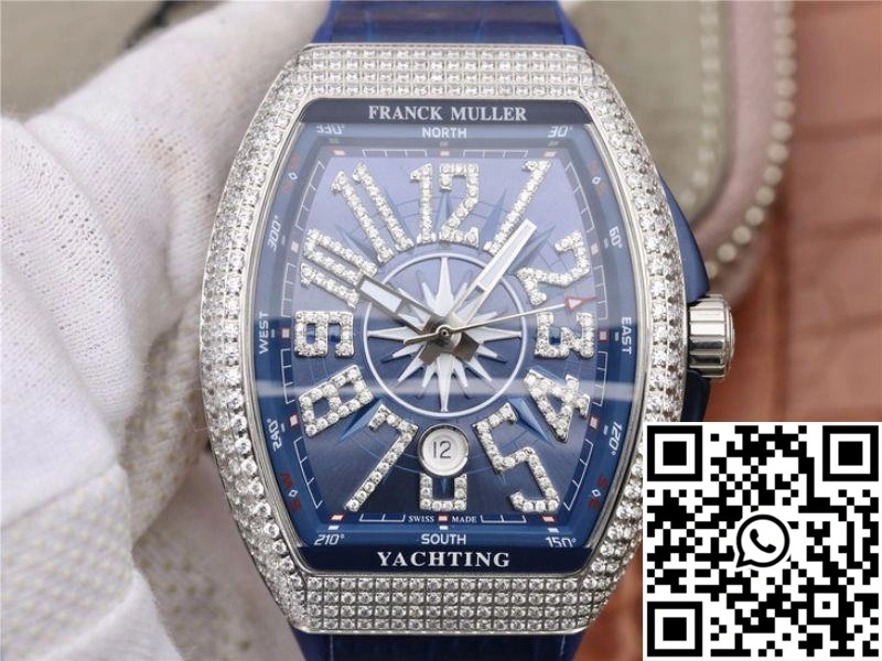 Franck Muller Vanguard V45.SC.DT.AC.BL Blue Dial