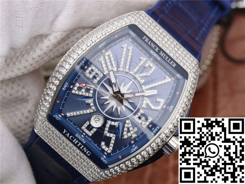Franck Muller Vanguard V45.SC.DT.AC.BL Blue Dial