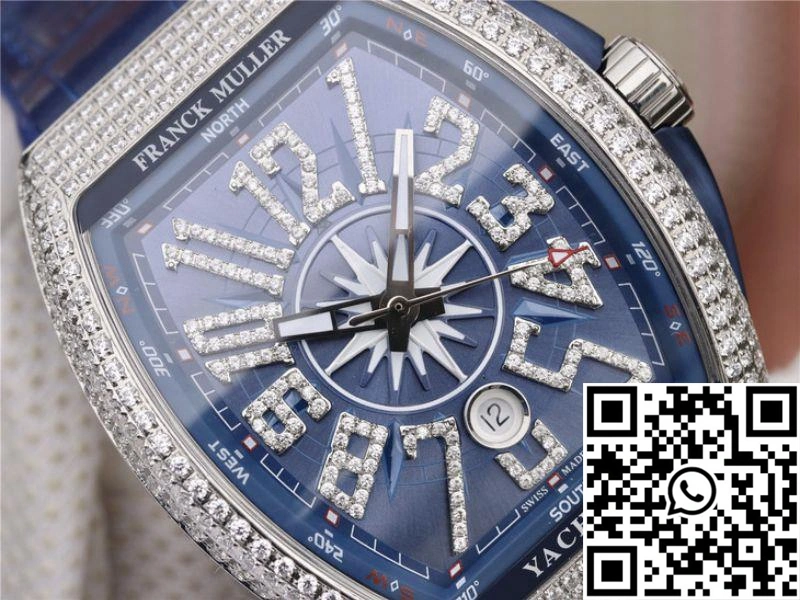 Franck Muller Vanguard V45.SC.DT.AC.BL Blue Dial