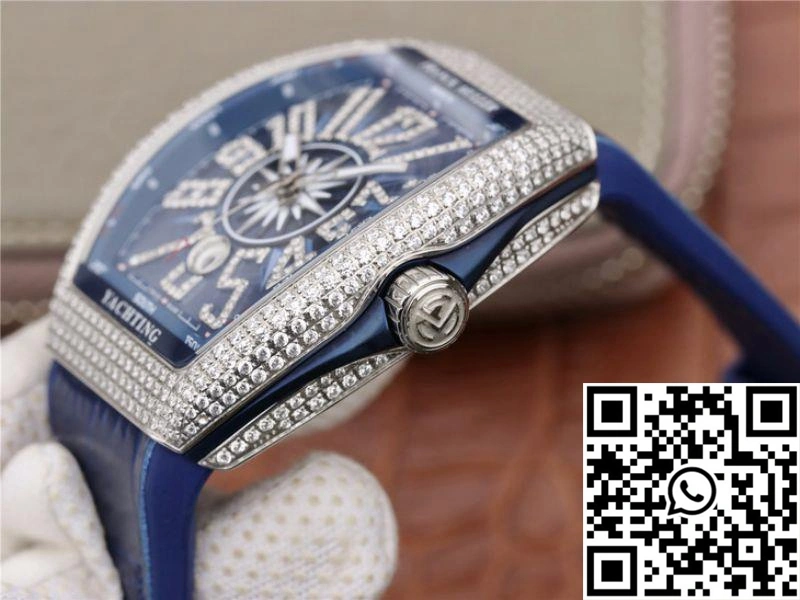 Franck Muller Vanguard V45.SC.DT.AC.BL Blue Dial