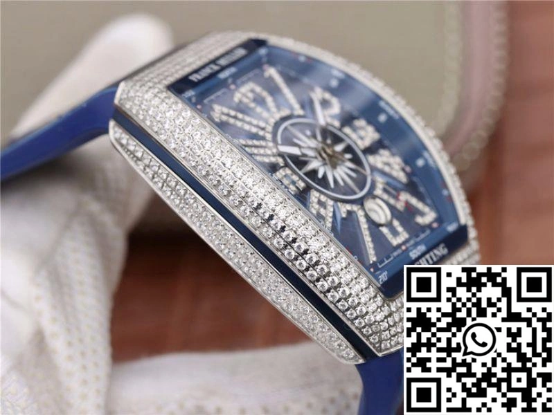 Franck Muller Vanguard V45.SC.DT.AC.BL Blue Dial