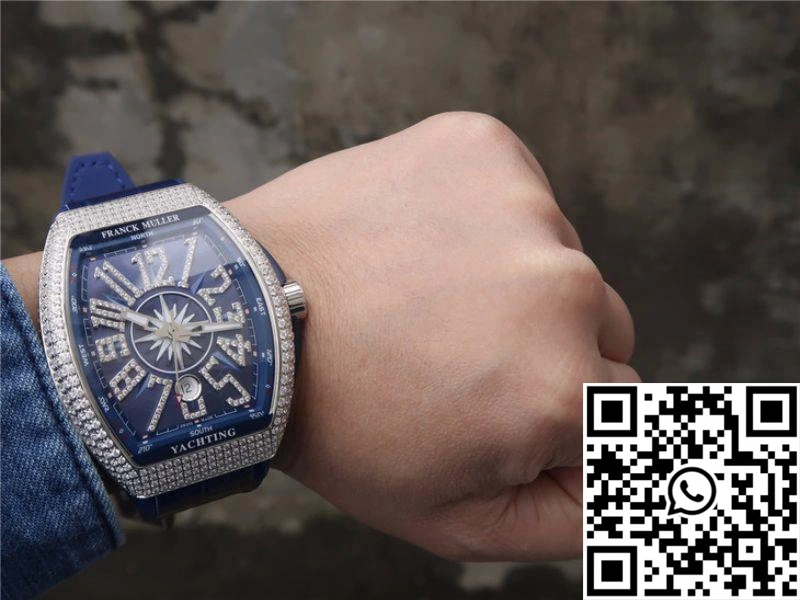 Franck Muller Vanguard V45.SC.DT.AC.BL Blue Dial