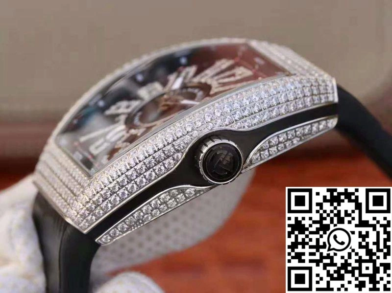 Franck Muller Vanguard V45.SC.DT.D.NBR.CD.5N.NR Black Dial