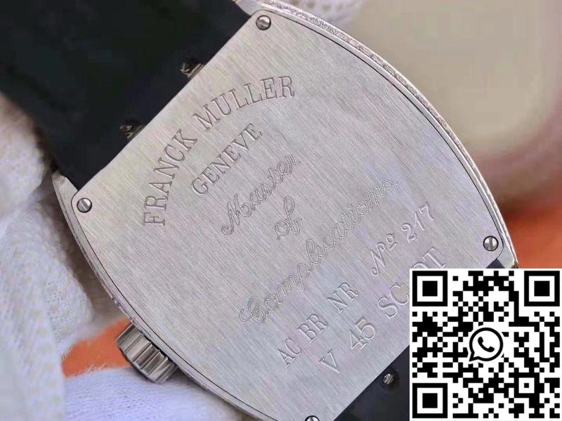 Franck Muller Vanguard V45.SC.DT.D.NBR.CD.5N.NR Black Dial