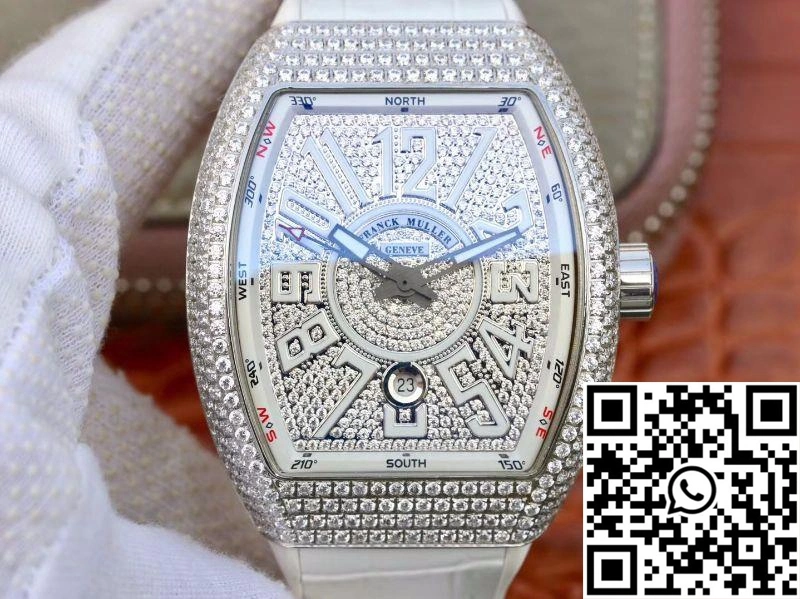 Franck Muller Vanguard V45.SC.DT.D.NBR.CD.5N.NR Diamond Dial