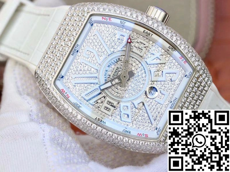 Franck Muller Vanguard V45.SC.DT.D.NBR.CD.5N.NR Diamond Dial