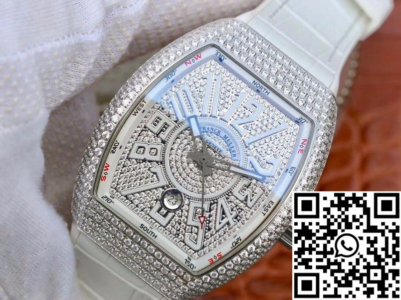 Franck Muller Vanguard V45.SC.DT.D.NBR.CD.5N.NR Diamond Dial