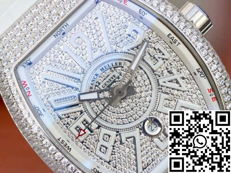 Franck Muller Vanguard V45.SC.DT.D.NBR.CD.5N.NR Diamond Dial