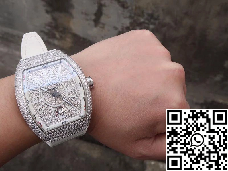 Franck Muller Vanguard V45.SC.DT.D.NBR.CD.5N.NR Diamond Dial